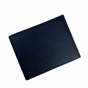 Black (Pebble Grain) Leather Wallet