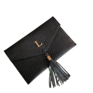 clutch bag embossed python