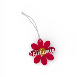 daisy personalized acrylic tag